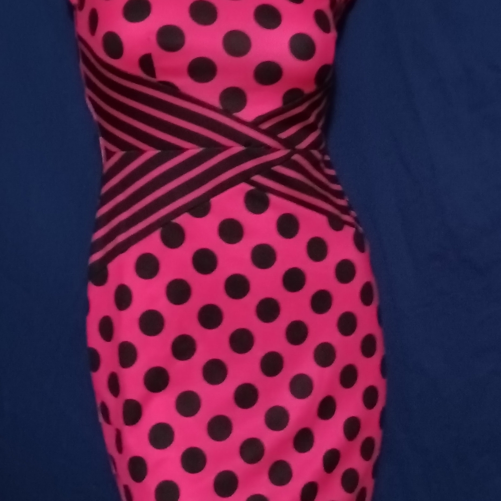 Pink Polka Dot Dress